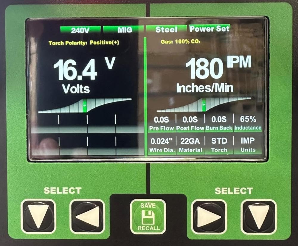 New Everlast THUNDER 255 275A MIG TIG Stick Multi-Process Welder, 240V DC, Professional Welding Machine for MIG, TIG, Stick Applications