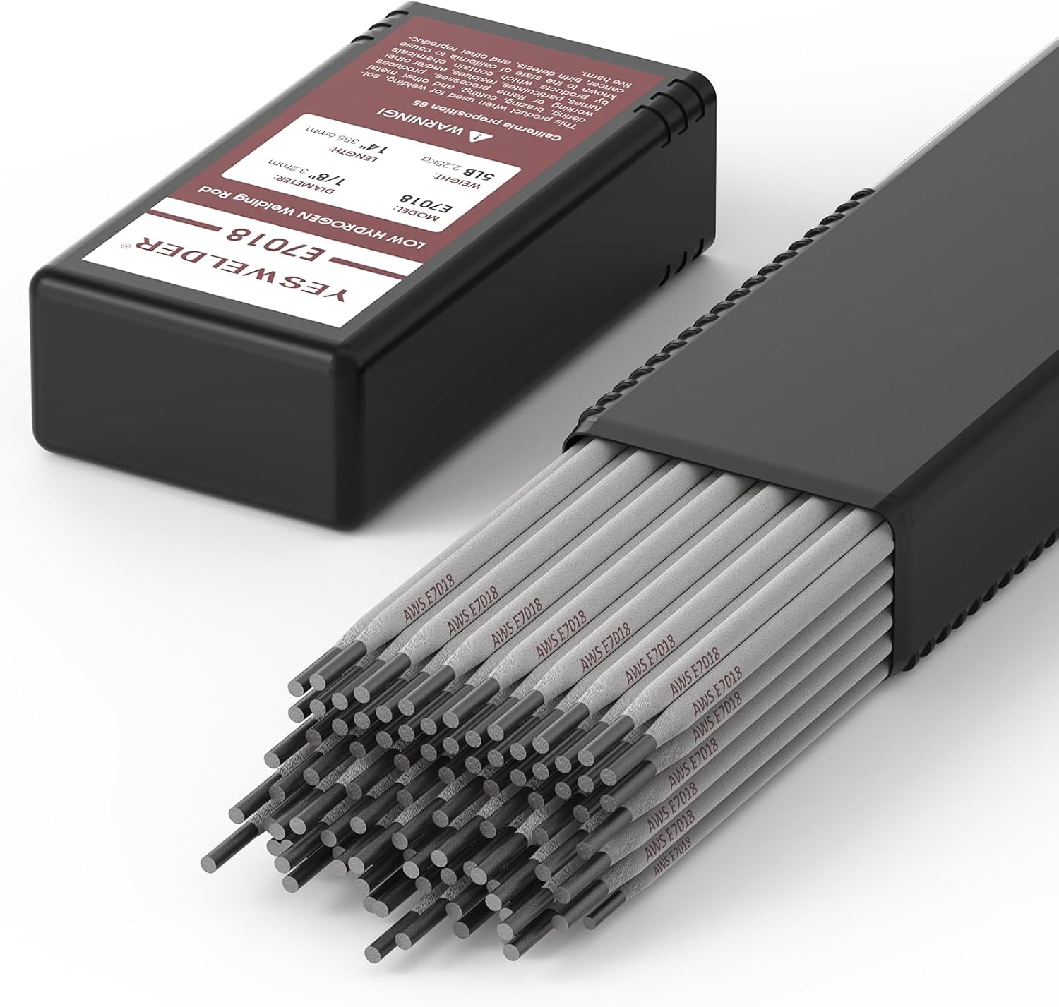 E7018 1/8'' 5LB Welding Rod Low Hydrogen Carbon Steel Stick Electrodes