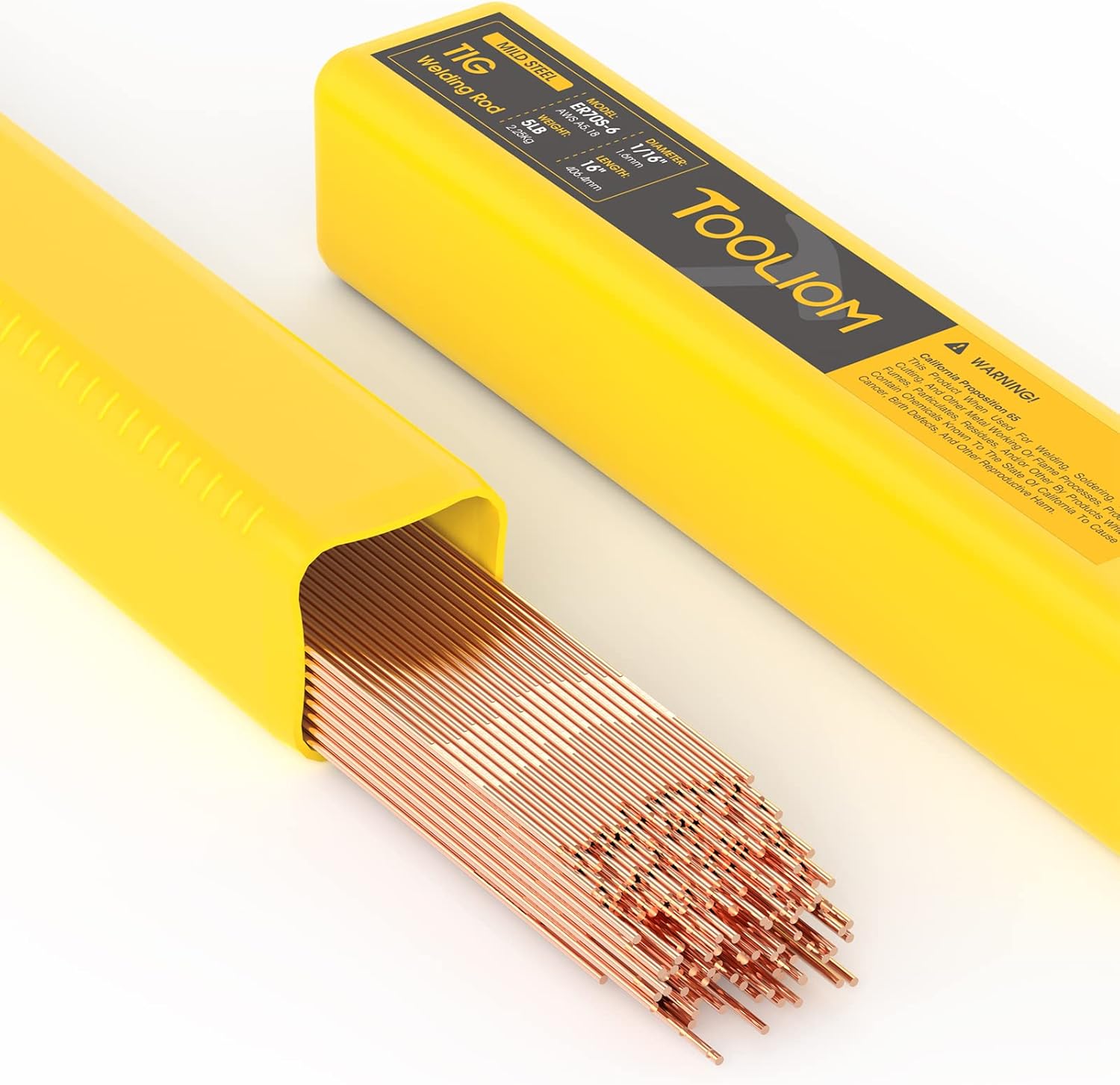 Mild Steel TIG Welding Rod ER70S-6 TIG Filler Rod 1/16" X 16" 5LB Welding Wire